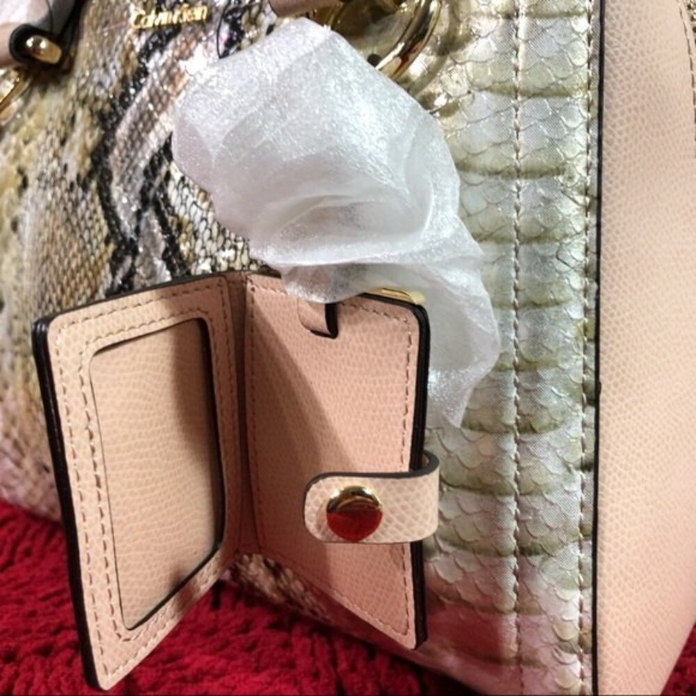 Calvin Klein Animal Print Liquid Python Multi-ton… - image 6